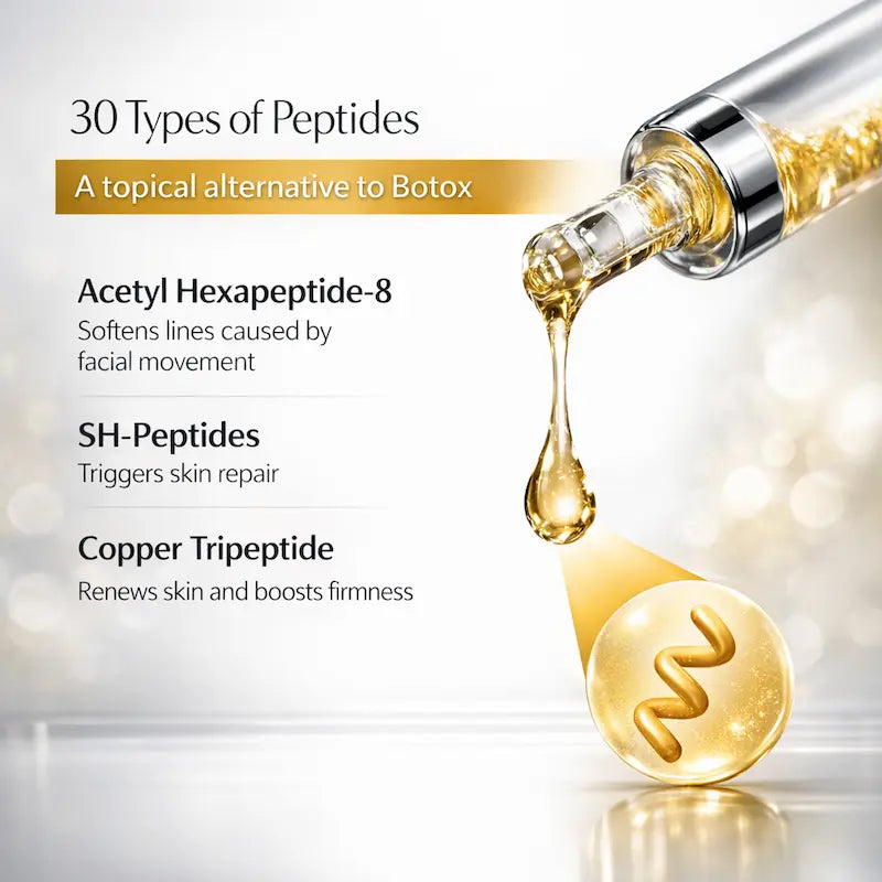 Deep Collagen Silk Peptide Facial Ampoule – Hydrating & Skin Firming Anti-Aging Serum